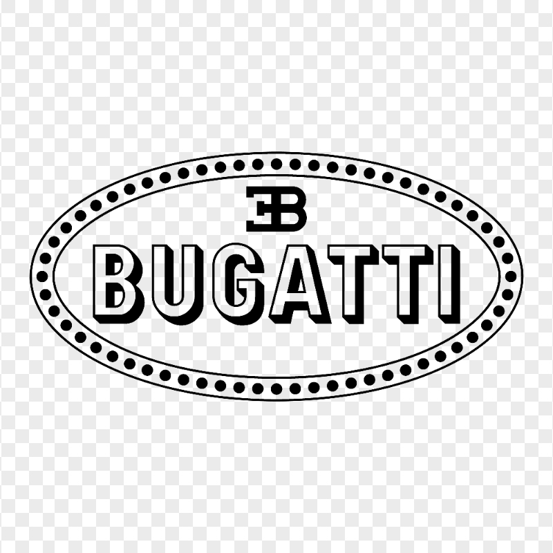 Bugatti Black Logo PNG