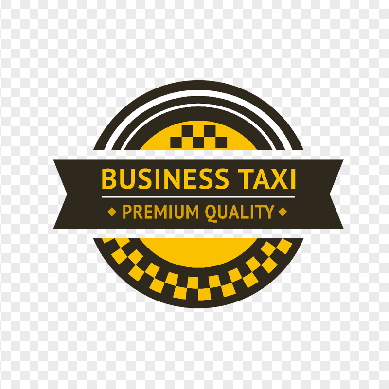 Business Taxi Premium Quality Logo Label PNG