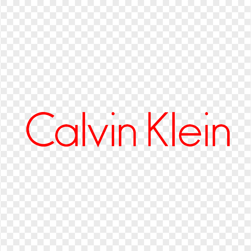 Calvin Klein Red Logo PNG Image