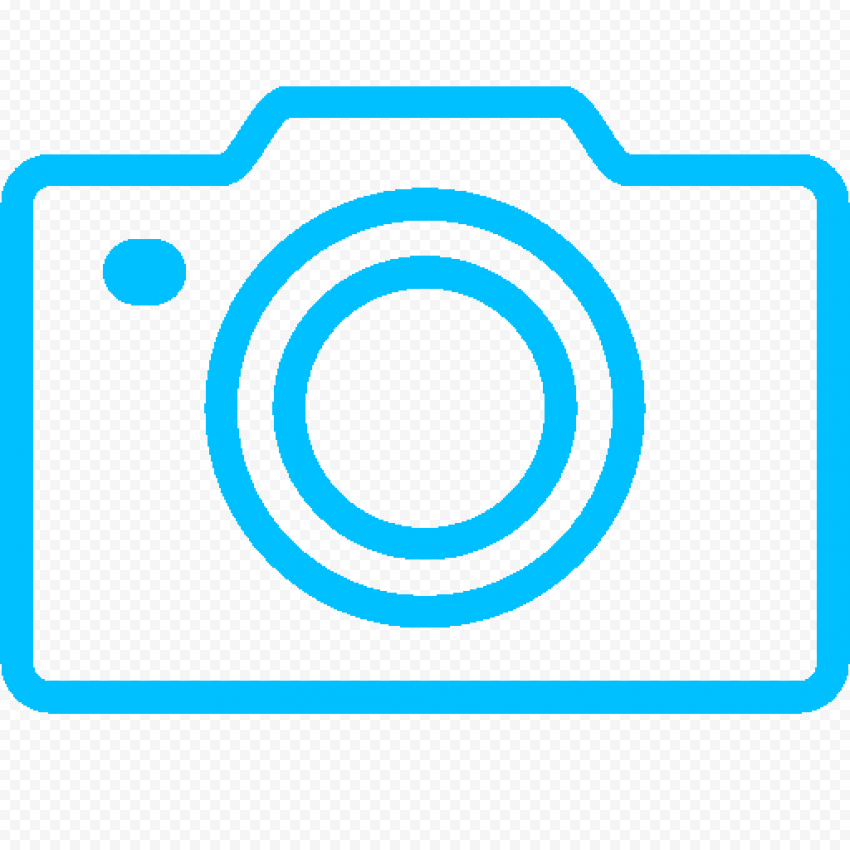 Camera Blue Icon Transparent Background Citypng