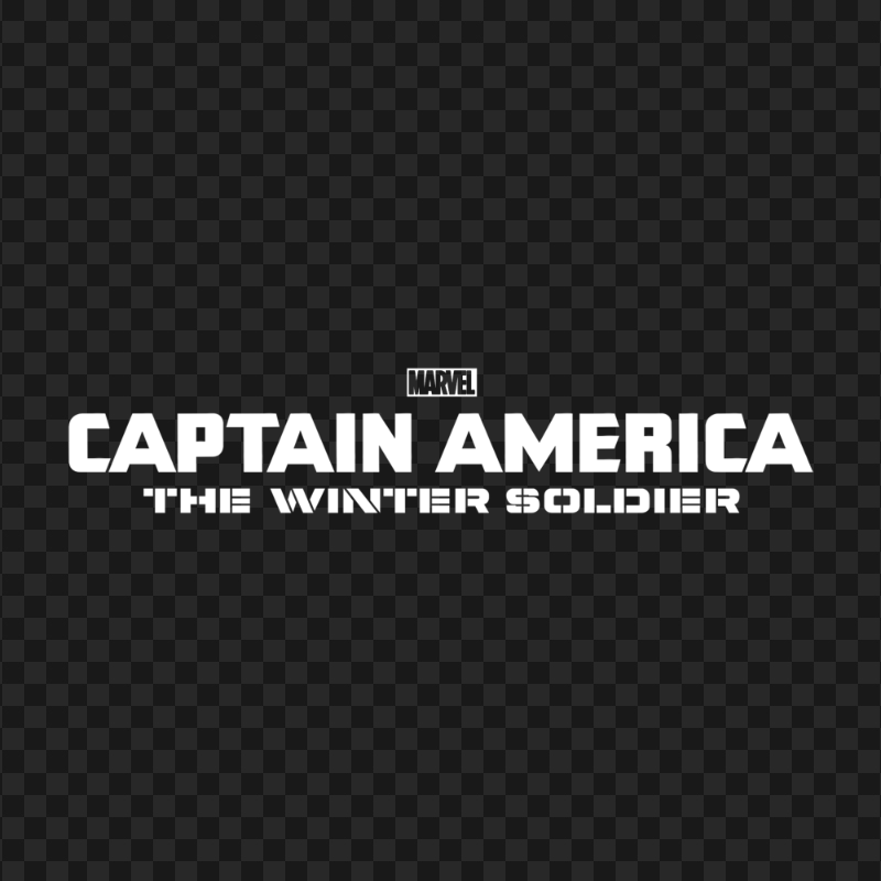 Captain America The Winter Soldier White Logo