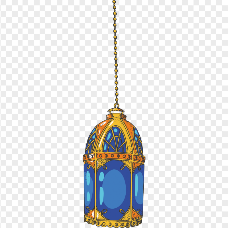 Cartoon Drawing Ramadan Light Lantern Lamp