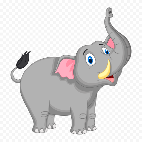 Cartoon Elephant Character HD Transparent PNG