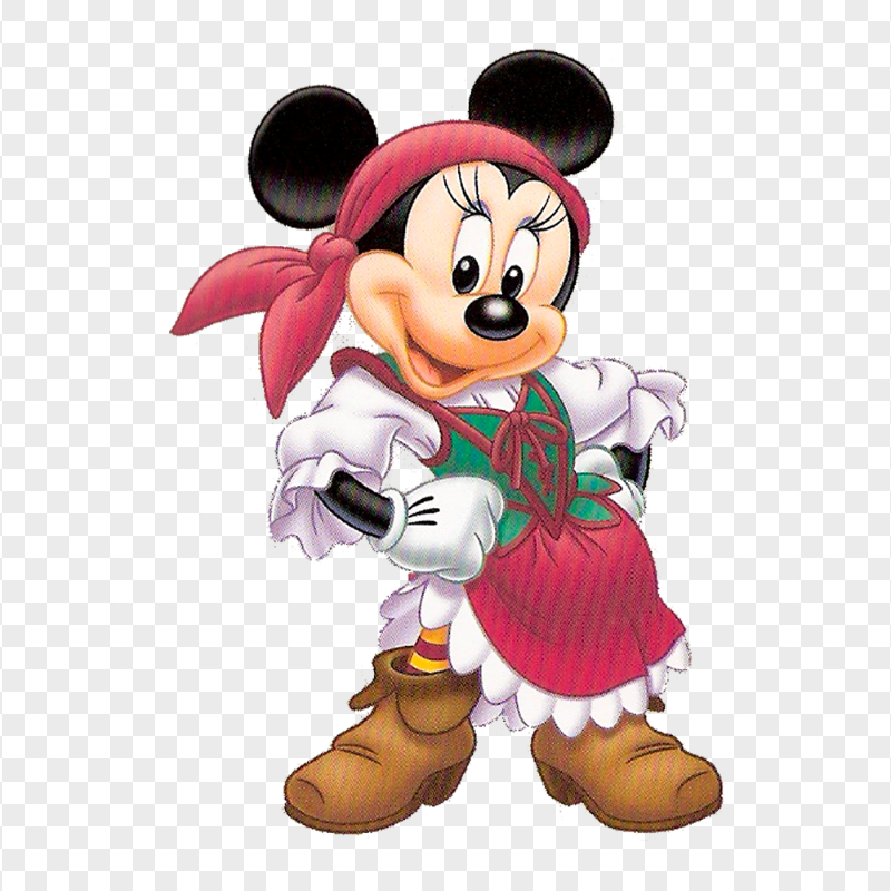 Cartoon Minnie Mouse Pirate Costume