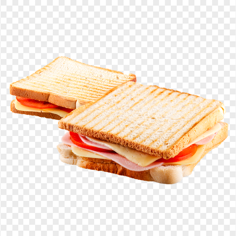 Cheese Ham Toast Sandwich HD PNG