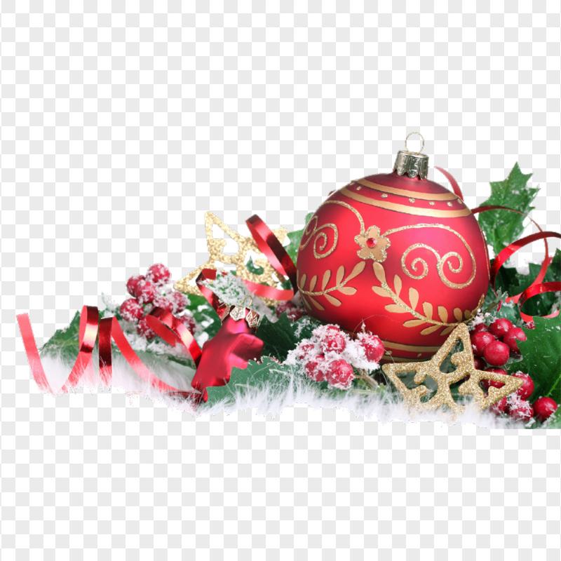 Christmas Holiday Decor Transparent Background