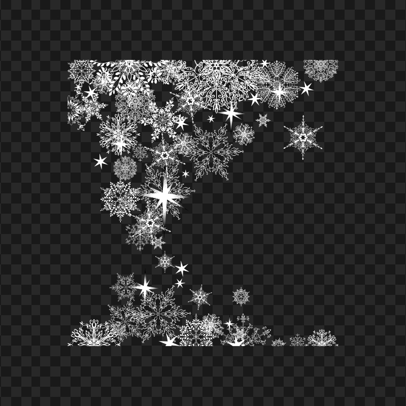 Christmas Xmas Pattern Effect Snowflakes PNG