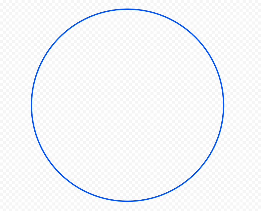 Circle Blue Line Border Transparent PNG Citypng