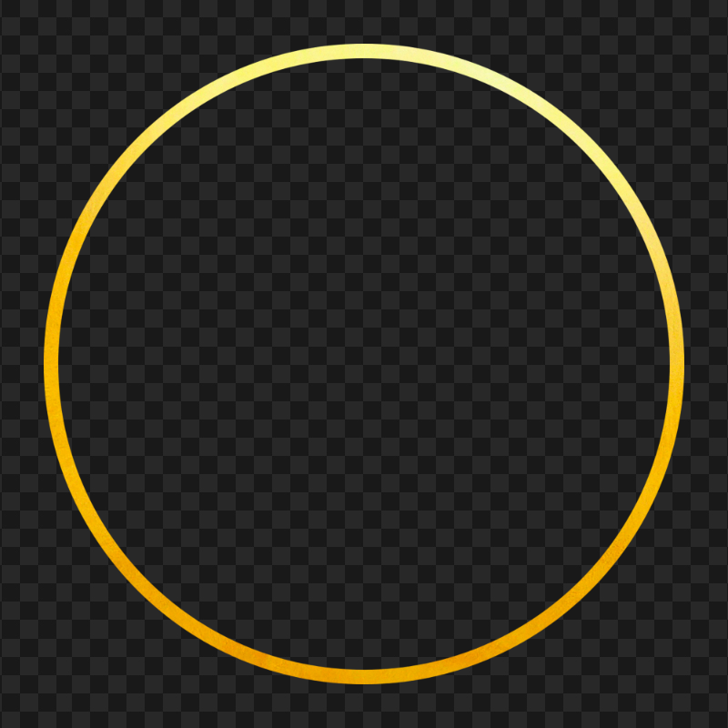 Circle Gold Yellow PNG