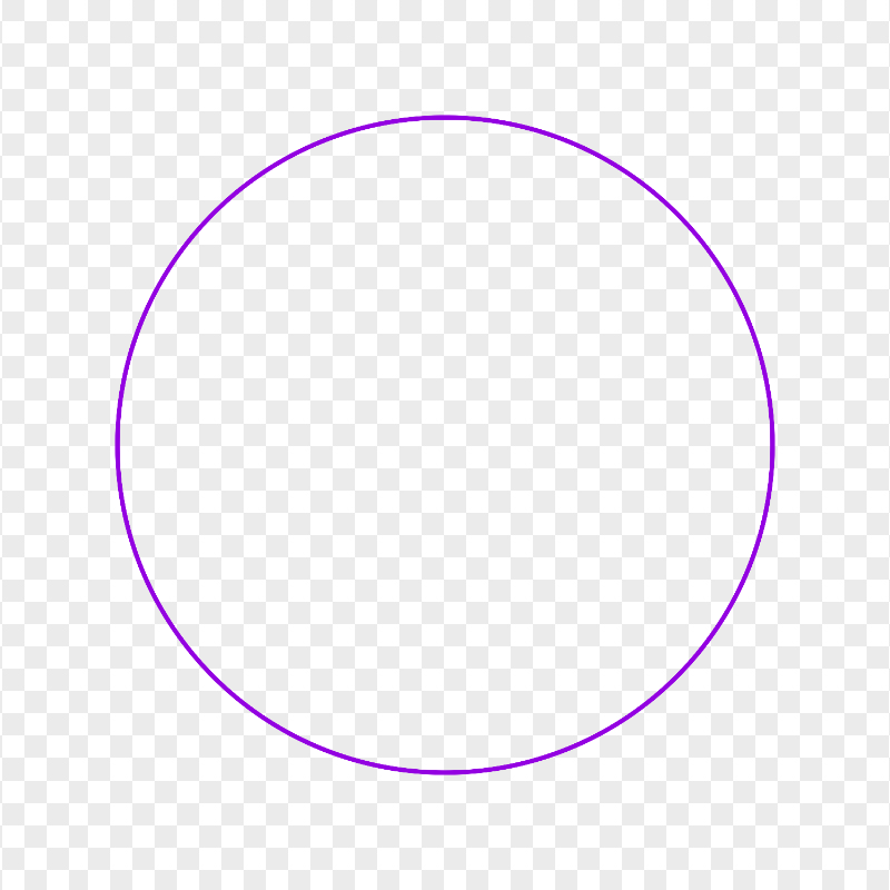 Circle Purple Line Border FREE PNG