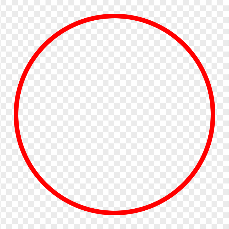 Circle Red Transparent Background