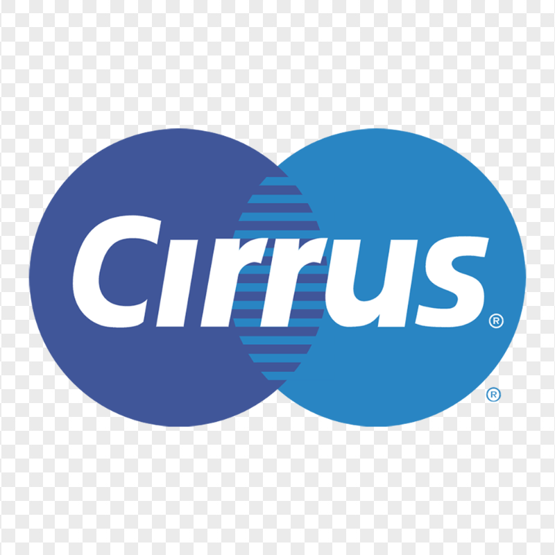 Cirrus Debit Card Logo HD PNG