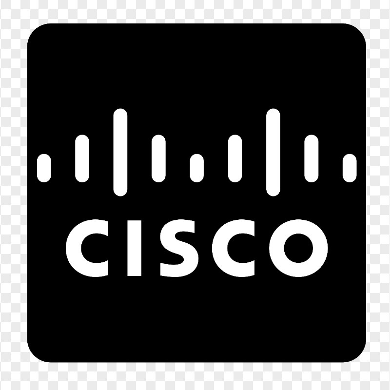 Cisco Square Black & White Logo Icon PNG