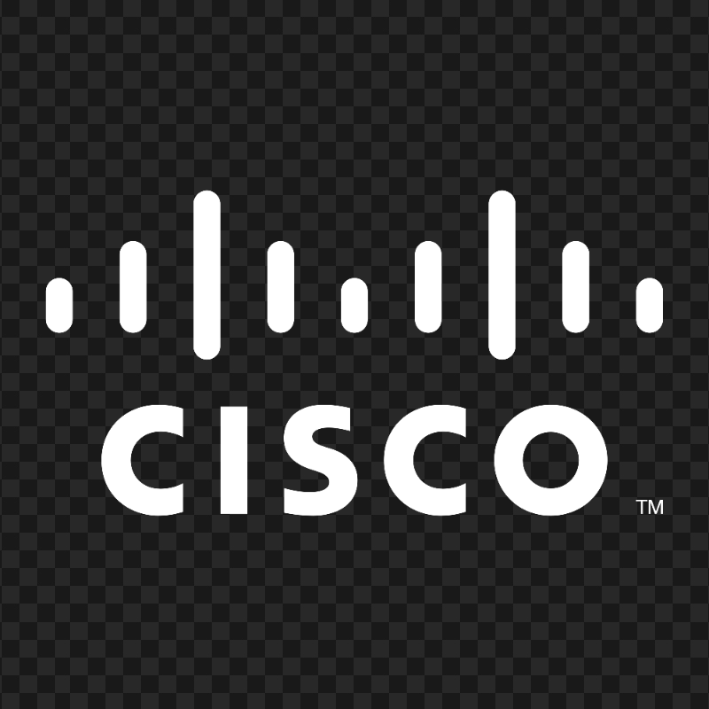 Cisco White Logo PNG IMG