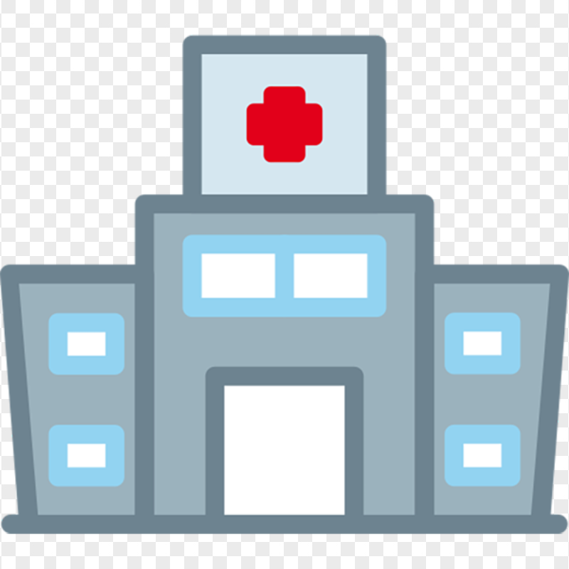 City Hospital Clinic Emergency Icon Vector