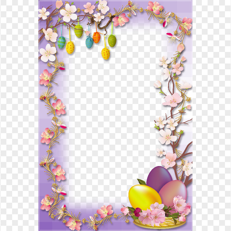 Clip Art Easter Egg Frame HD Transparent Background