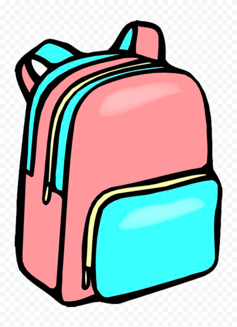 Clipart School Backpack Bag PNG Image | Citypng