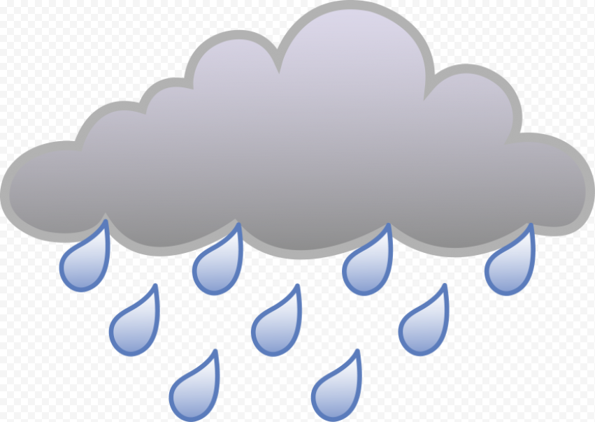 Cloud Rain Icon Transparent PNG