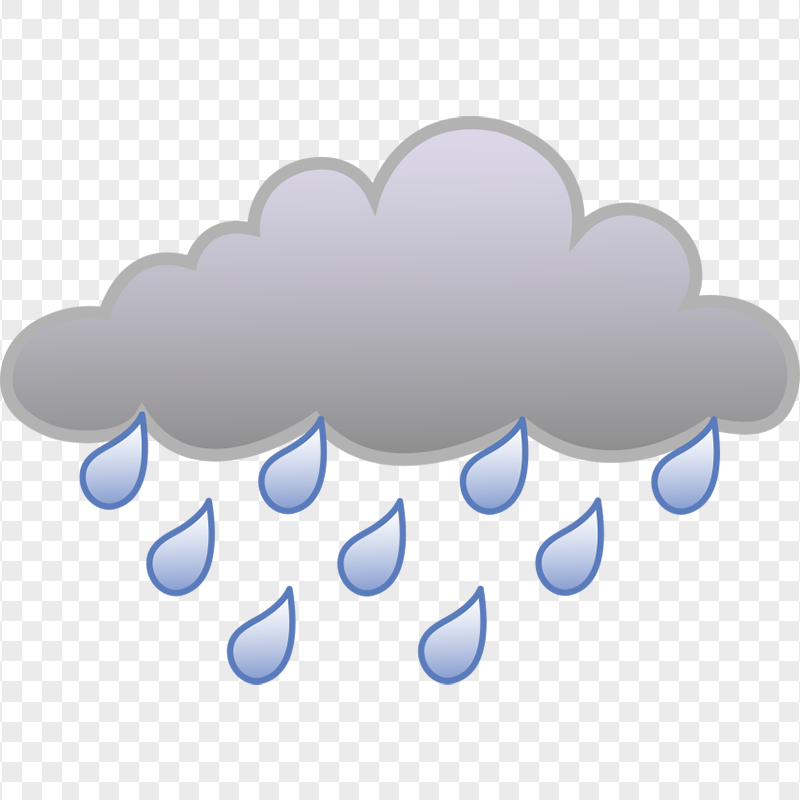Cloud Rain Icon Transparent PNG