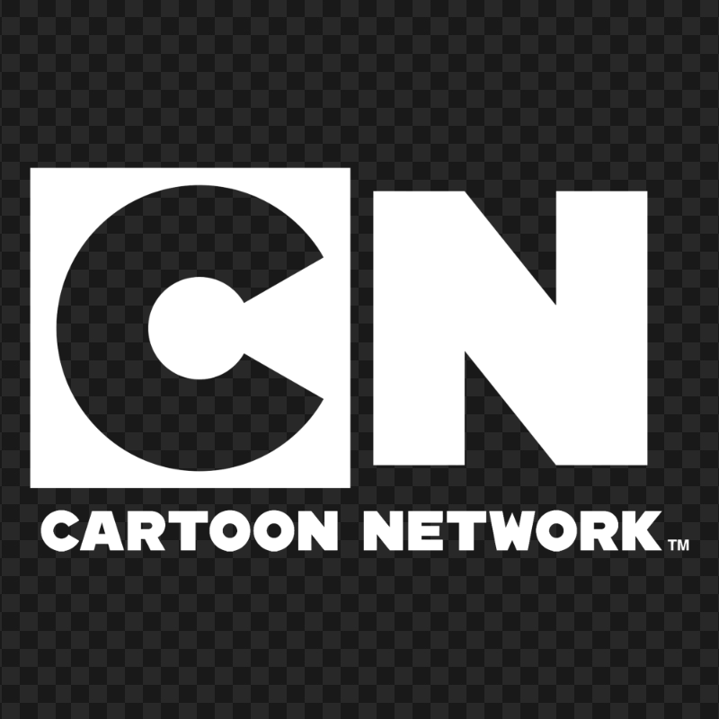 CN Cartoon Network White Logo Download PNG