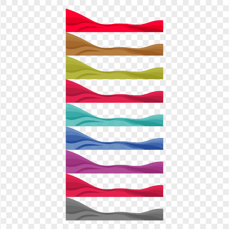 Collection Of Multicolors Textile Silk Ribbon Borders