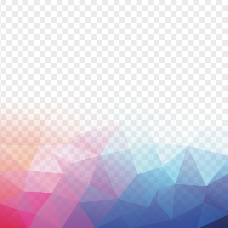 Colorful Triangles Abstract Brochure Cover Design