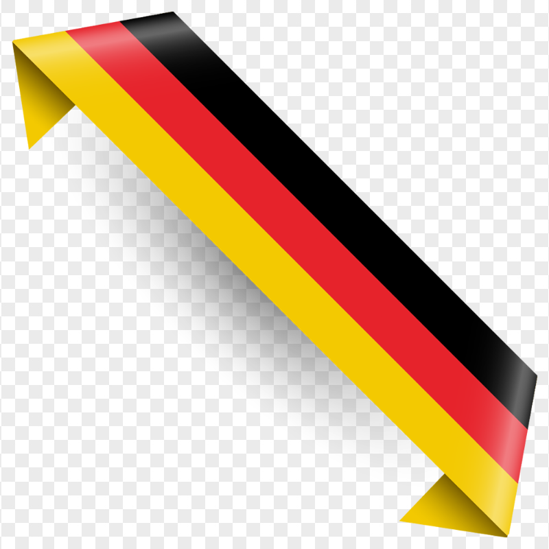 Corner Germany Flag Ribbon PNG