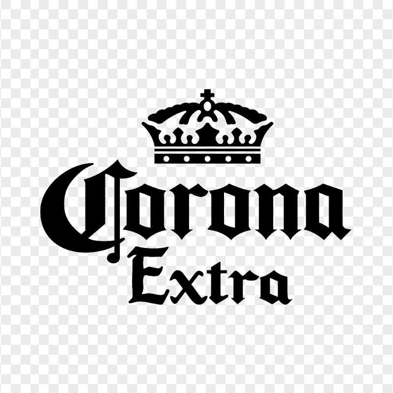 Corona Extra Black Logo Download PNG