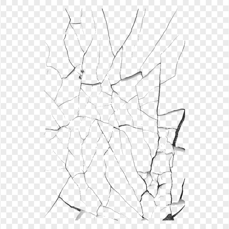 Cracked Wall Crack Effect PNG