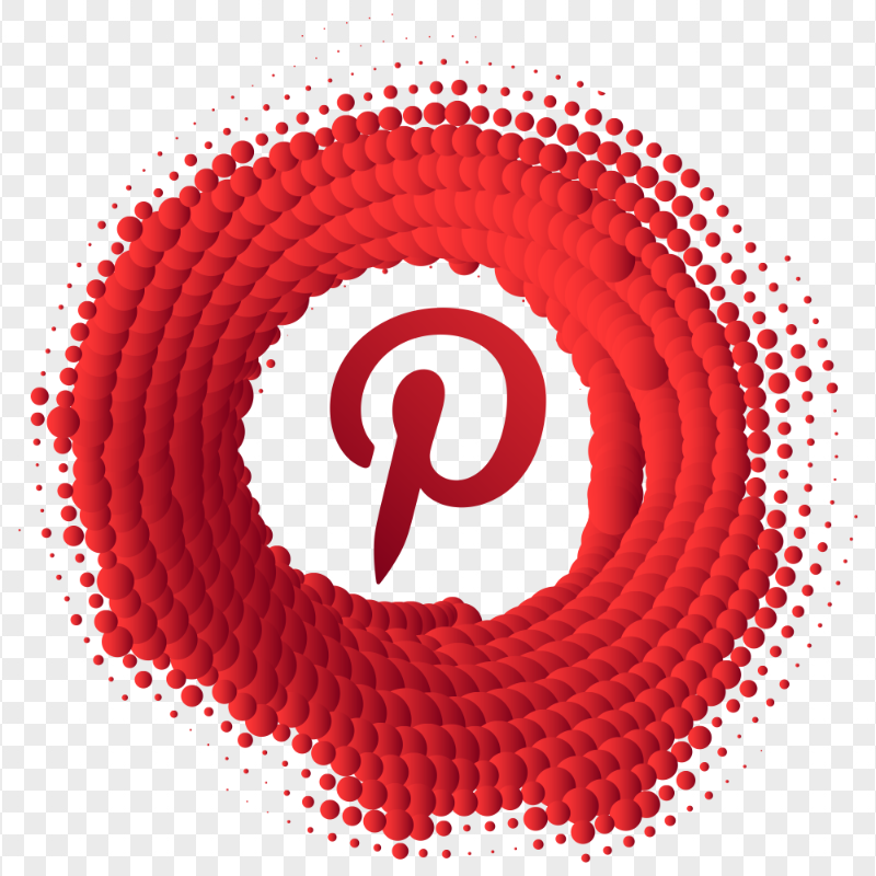 Creative Modern Pinterest Logo Icon