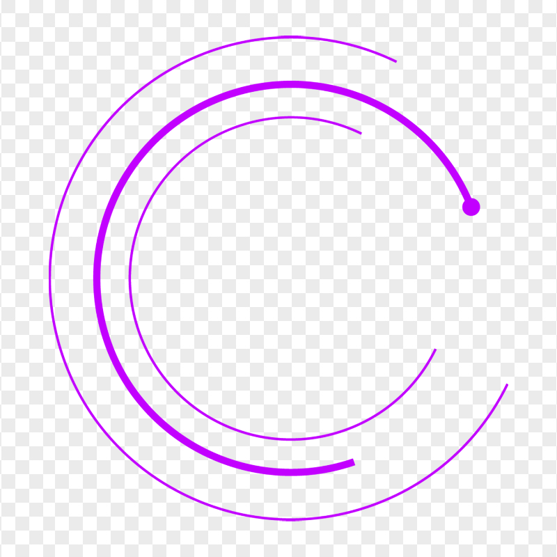 Creative Purple Swirl Circle