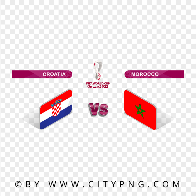 Croatia Vs Morocco Fifa World Cup 2022 PNG Image
