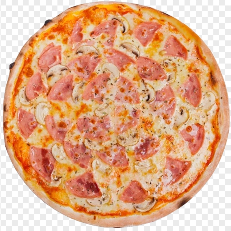 Crust Bacon Pizza Italian Cuisine Transparent PNG