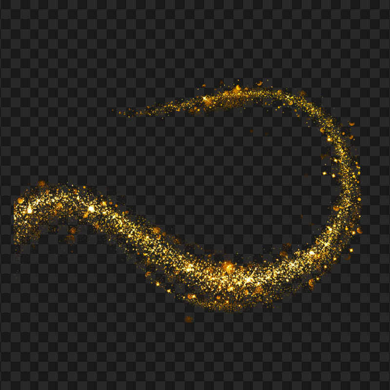 Curly Sparkling Glitter Line Transparent PNG Free CityPNG