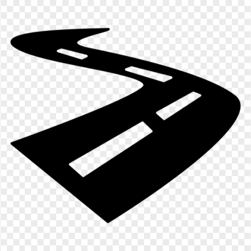 Curved Road Street Icon