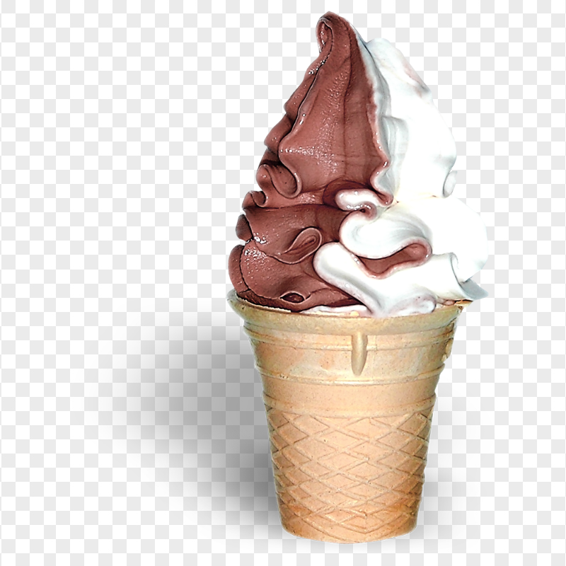 Dairy Queen Chocolate And Milk Ice Cream Cone