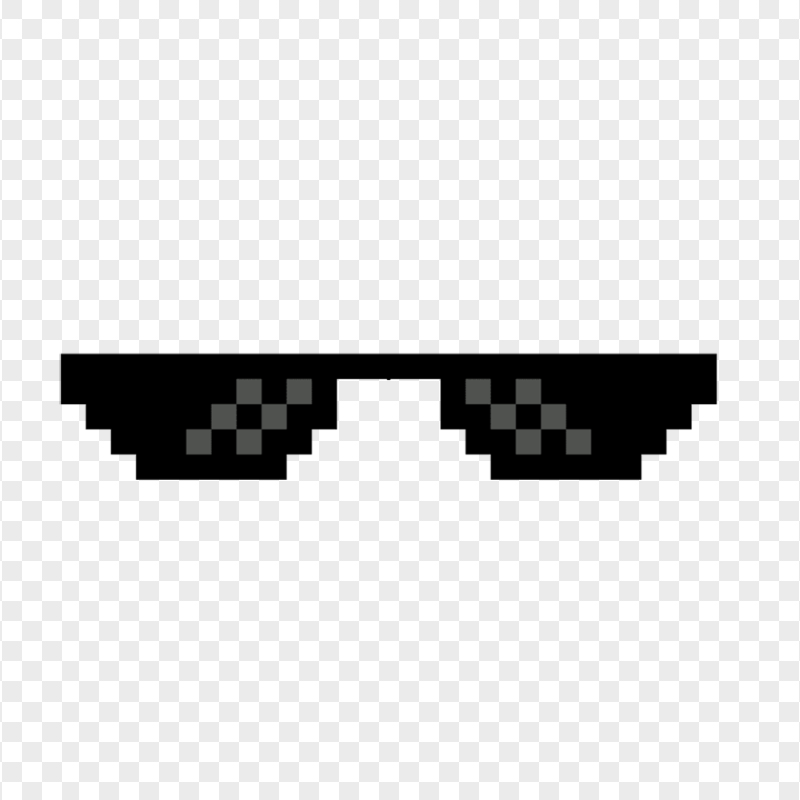 Dark Thug Life Sunglasses Logo Icon