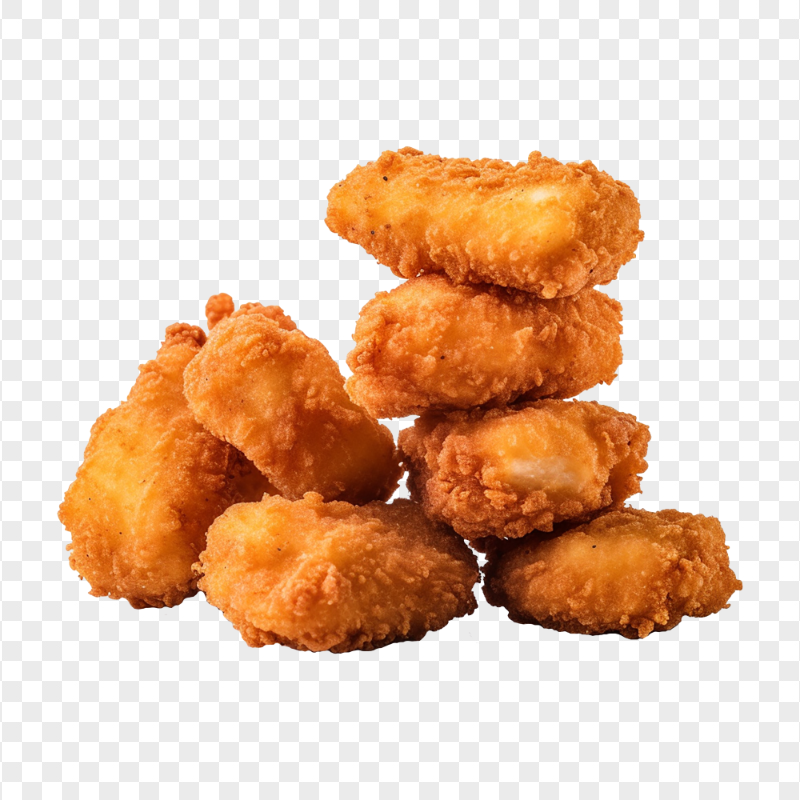 Delicious Fried Chicken Nuggets HD Transparent PNG