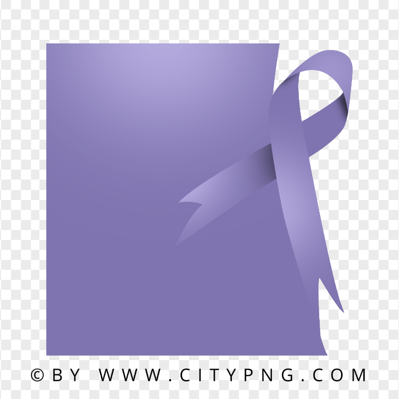 Design Of Esophageal Cancer Template With Ribbon PNG