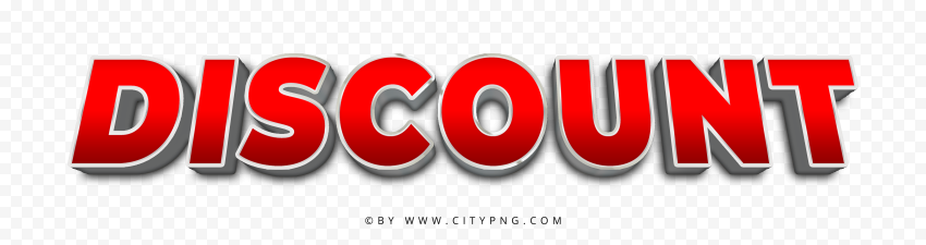 Discounter Channel Word Discount Sparkle Text Logo Sign PNG IMG | Citypng