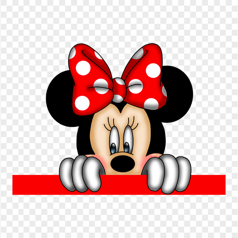 Disney Cartoon Minnie Mouse Character PNG Image