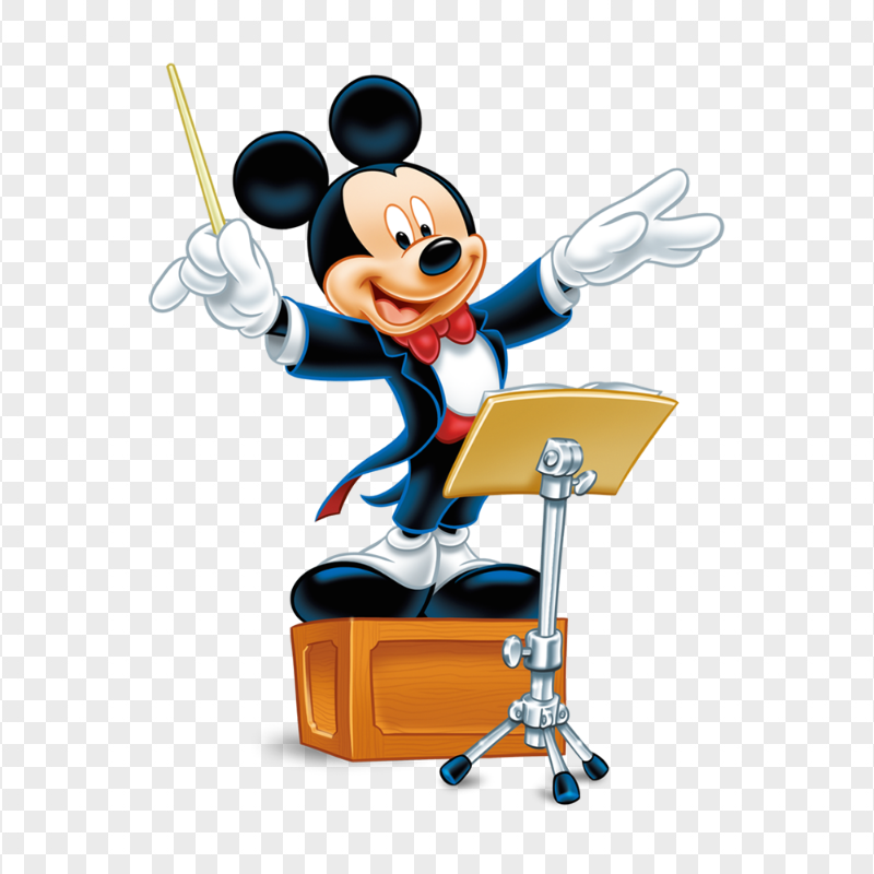 Disney Mickey Mouse Symphony Maestro PNG