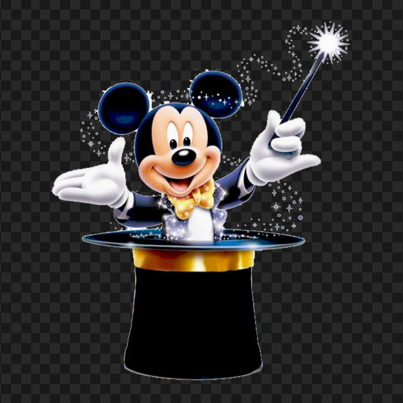 Disney Mickey Mouse Wizard Magician PNG