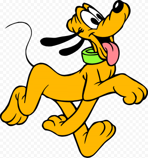 Disney Pluto Dog Cartoon Walking Character PNG IMG | Citypng