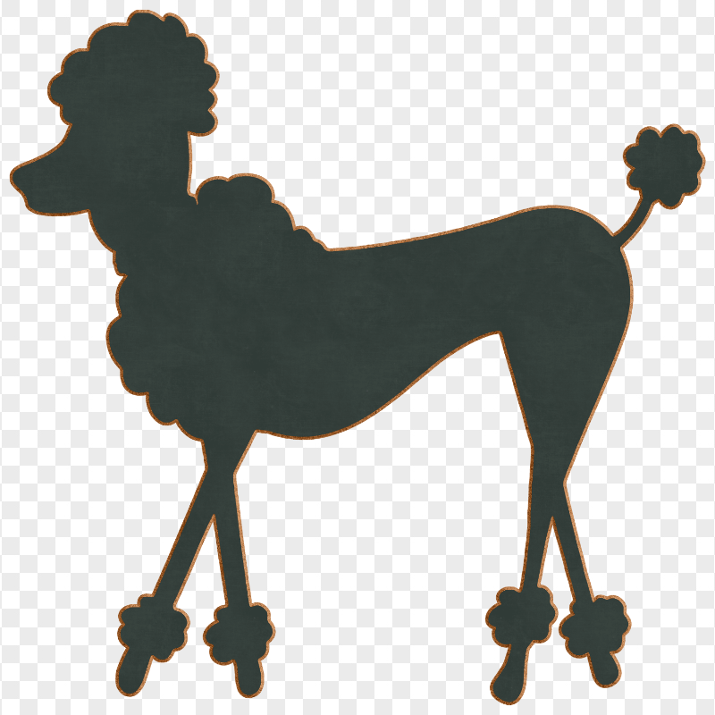 Dog Pet Chalkboard Label PNG