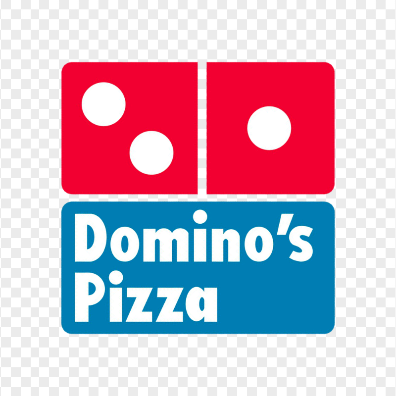 Dominos Pizza Fast Food Logo FREE PNG