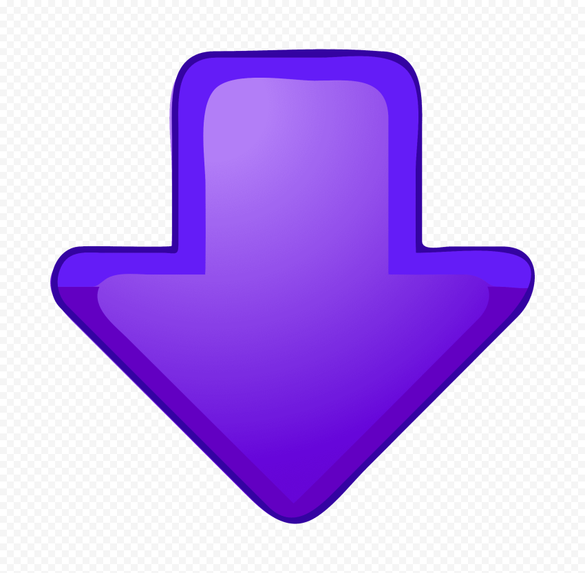 Down Arrow Downward Download Purple Button Icon