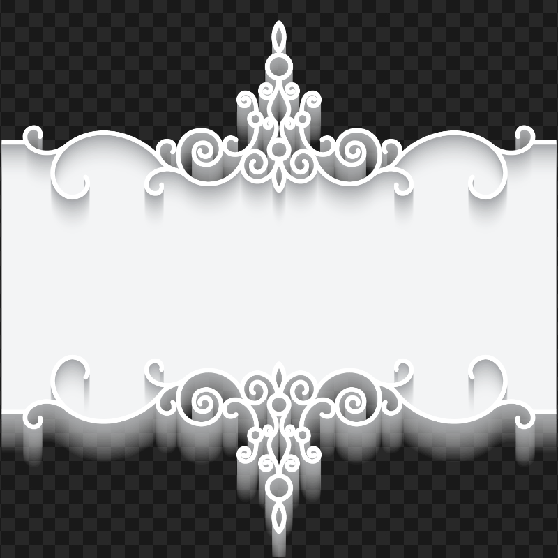 Download 3D Paper Lace Illustration PNG