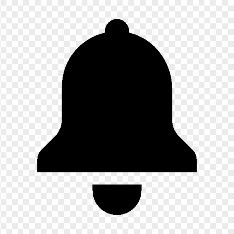 Download Black Notification Bell Icon PNG