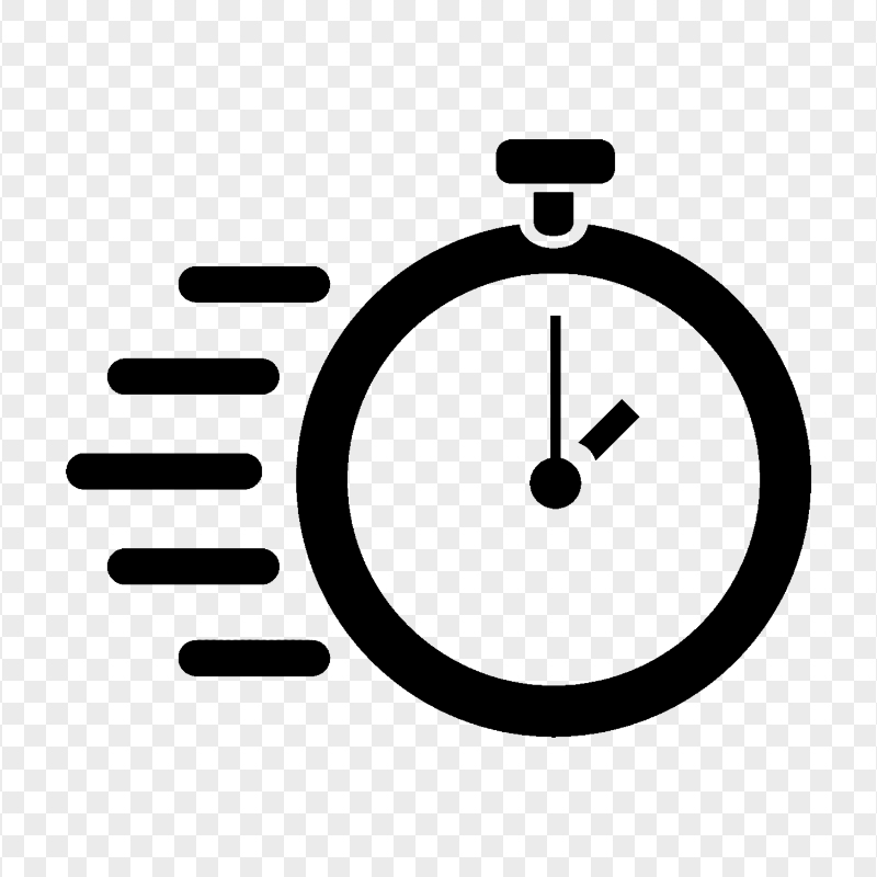 Download Black Timer Icon PNG